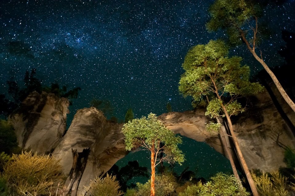 Veličanstveno zvjezdano nebo u netaknutoj divljini