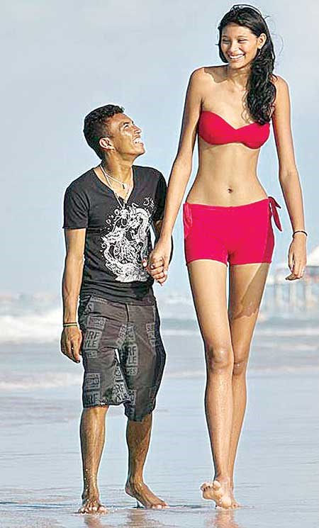 Ono kad imaš visoku ženu