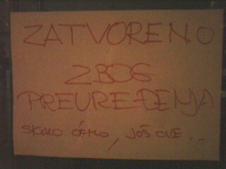 ZATVORENO RADI RENOVIRANJA