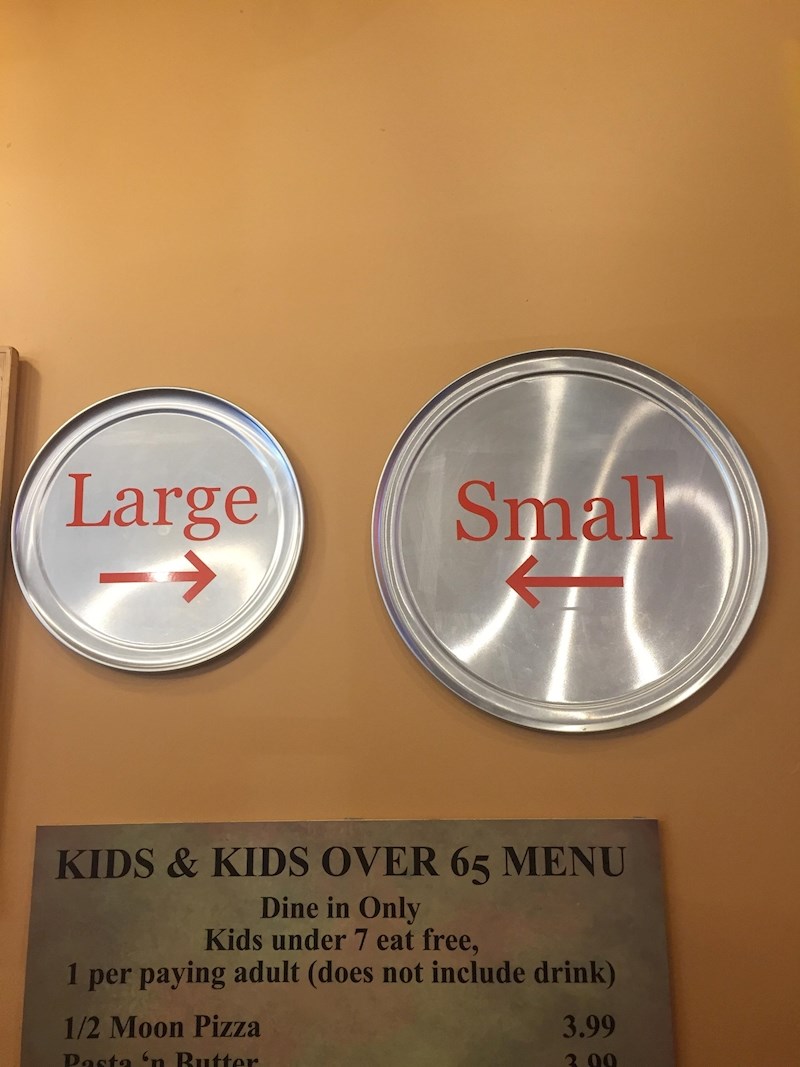 Ovako restoran u Italiji prikazuje veličinu pizza