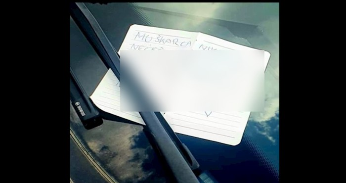 Pogledajte kakvu je poruku dobila cura koja je blokirala tipa na parkingu