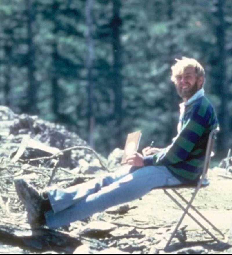 Ovo je američki vulkanolog David A. Johnston