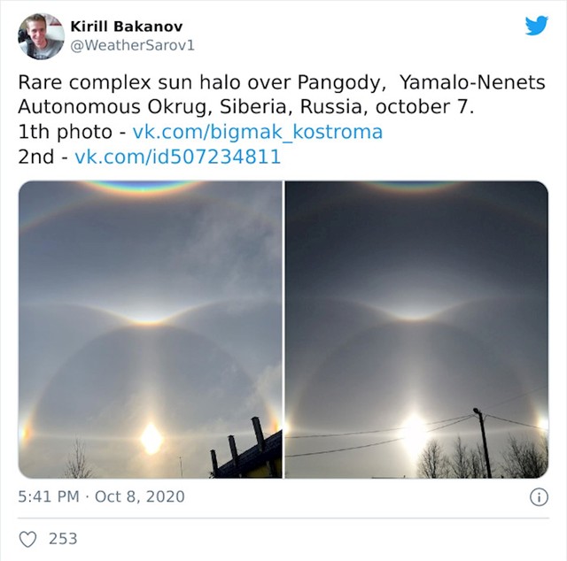 Rijetki fenomen sunčeve aureole