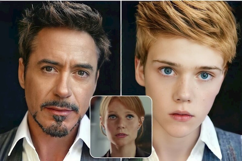 Robert Downey Jr. i Gwyneth Paltrow (Iron Man)