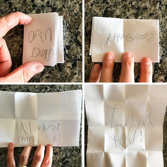 "Moja sedmogodišnjakinja mi je pružila ovaj papirić"
