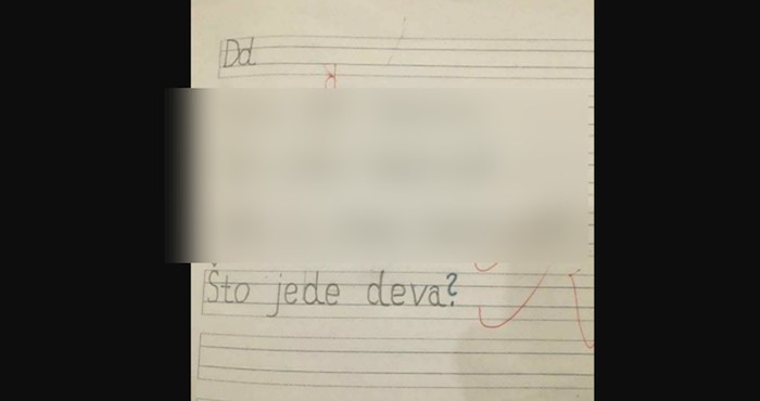 Dječak je dobio zadatak da napiše što jede deva, svi umiru od smijeha