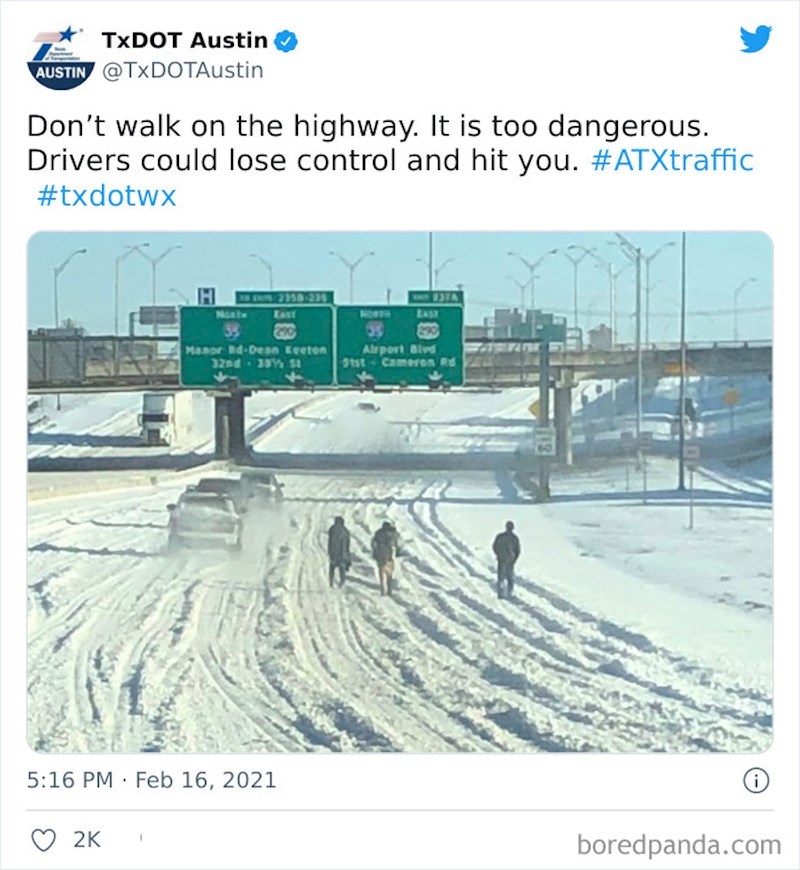 Sniježna mećava u Austinu