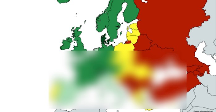 Mapa prikazuje prosječnu plaću u zemljama Europe, šokirat će vas