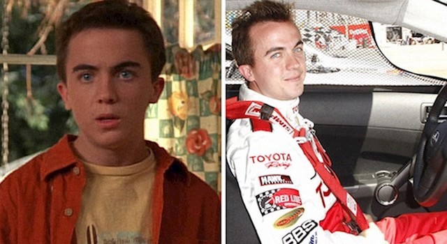 Frankie Muniz iz Malcolma u sredini je profesionalni vozač