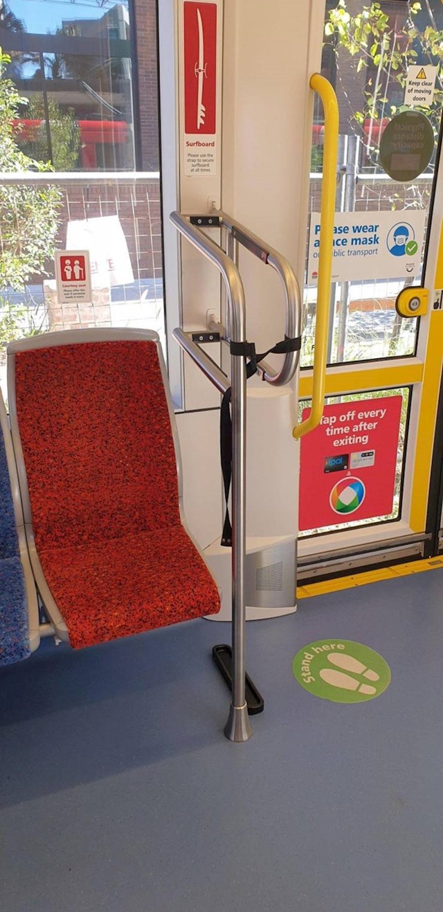 Tramvaji u Australiji imaju mjesto za daske za surfanje