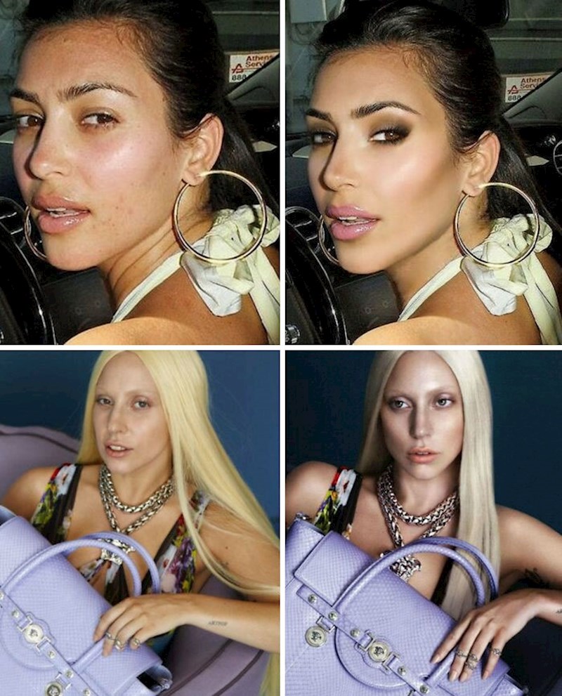 Evo samo da se ne osjećate loše gledajući celebrityje, i oni imaj pore i mrlje