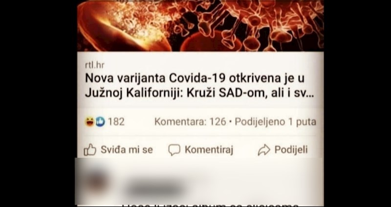 Komentar na još jedan soj Covida-19 osvojio internet