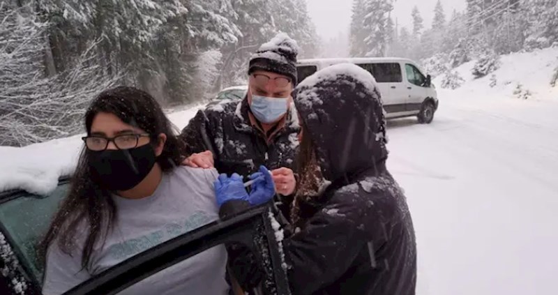 Ekipa u SAD-u je ostala zaglavljena u snijegu, nisu mogli ni zamisliti što se dogodilo sljedeće