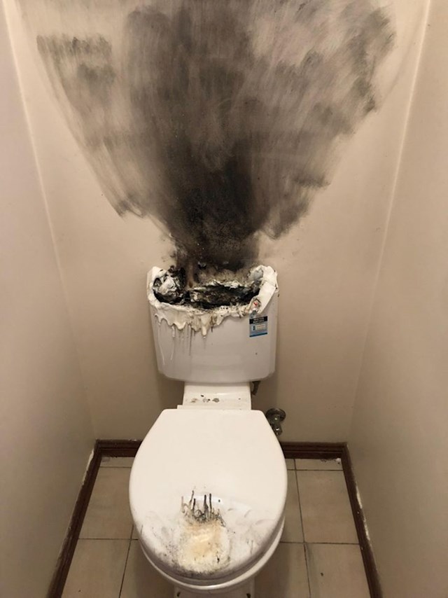 Zvali su da nešto nije u redu s WC-om, stanodavac je došao i zatekao ovo