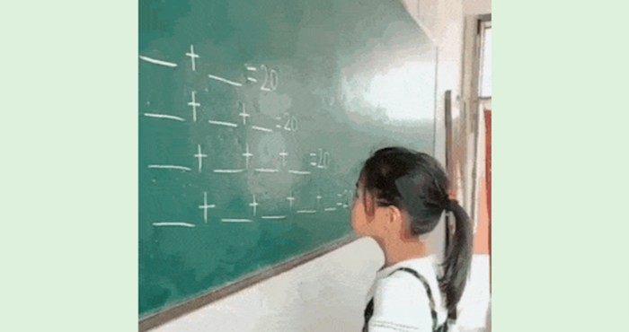 Genijalna curica u 5 sekundi riješila matematički problem, naučite i vi kako