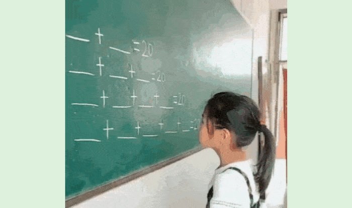 Genijalna curica u 5 sekundi riješila matematički problem, naučite i vi kako
