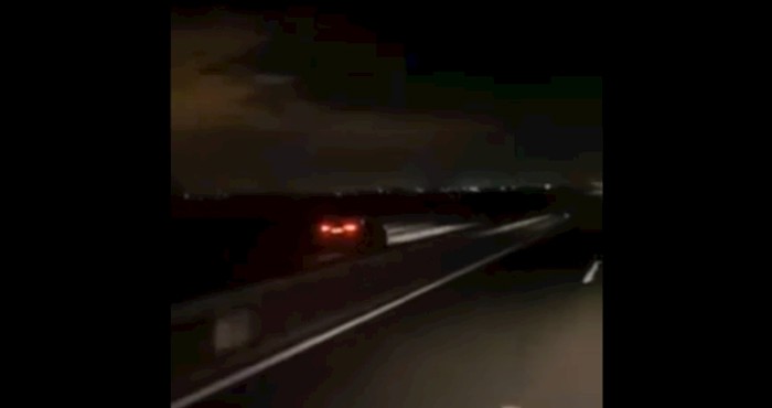 Ovaj tip je autocestom prema Zagrebu vozio u suprotnom smjeru, snimka je strašna