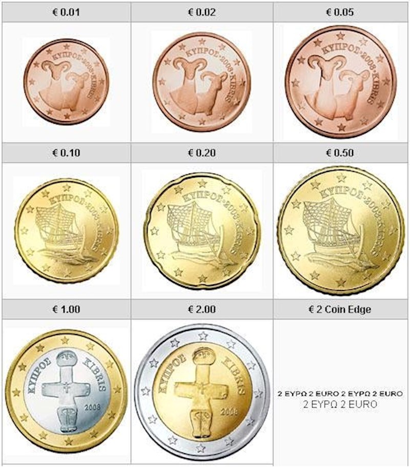 Cipar. Simboli su divokoza, kirenski brod i idol iz Pomosa