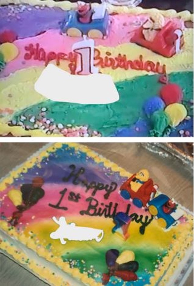 'Moj dečko i ja smo imali istu tortu na prvi rođendan.''