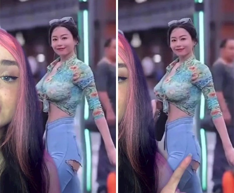 Video izgleda prilično realno, ali trik je u detaljima. Npr. pogledajte šipku iza djevojke