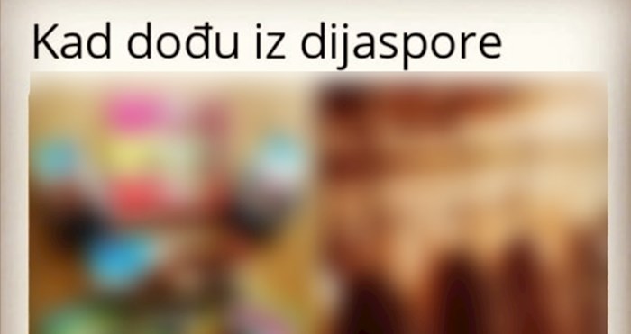 Urnebesna fotografija savršeno opisuje što ljudi donose iz dijaspore, a što nose natrag