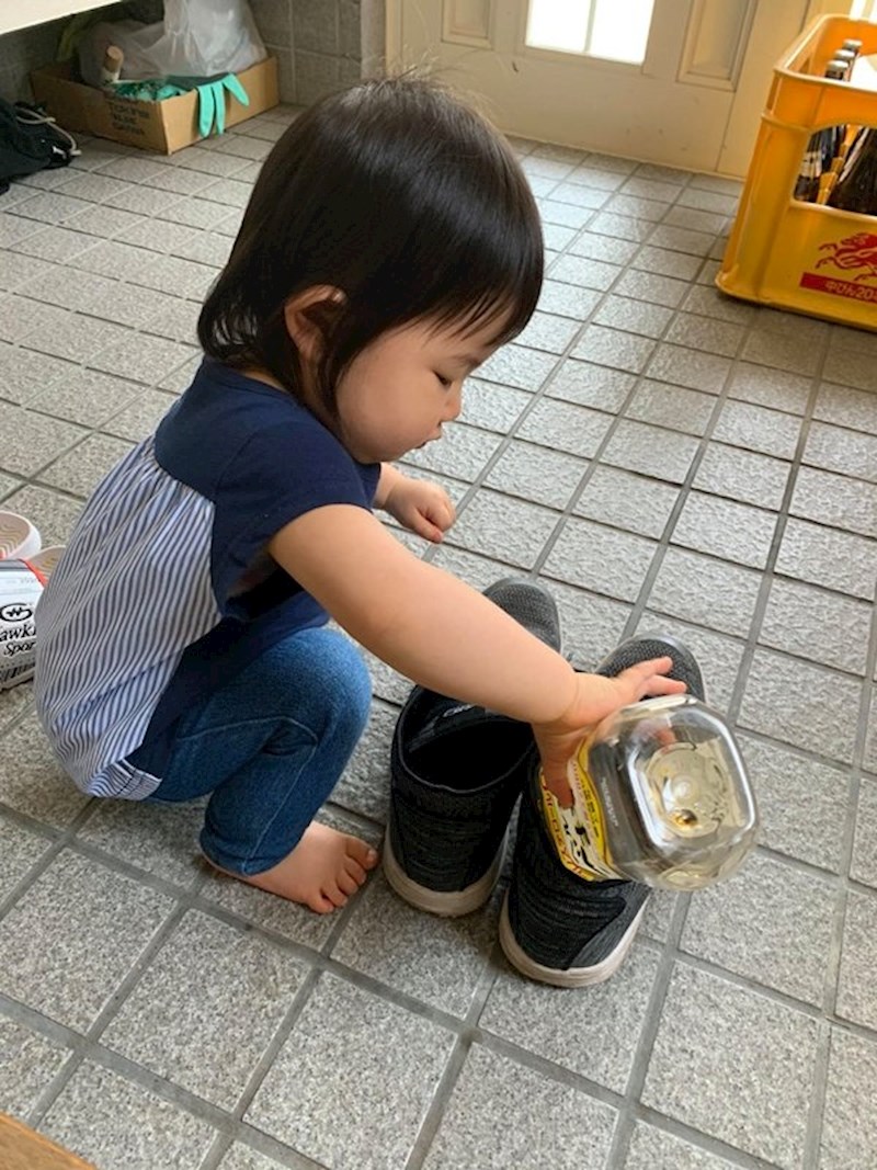 Malo ulja u tatinim cipelama da bolje ide