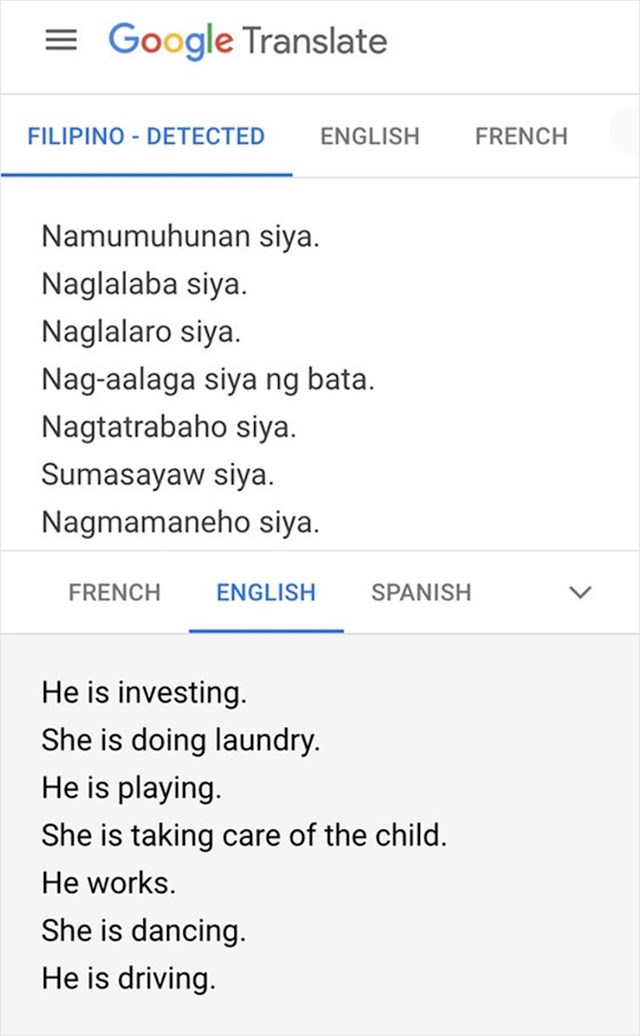 I filipinskog