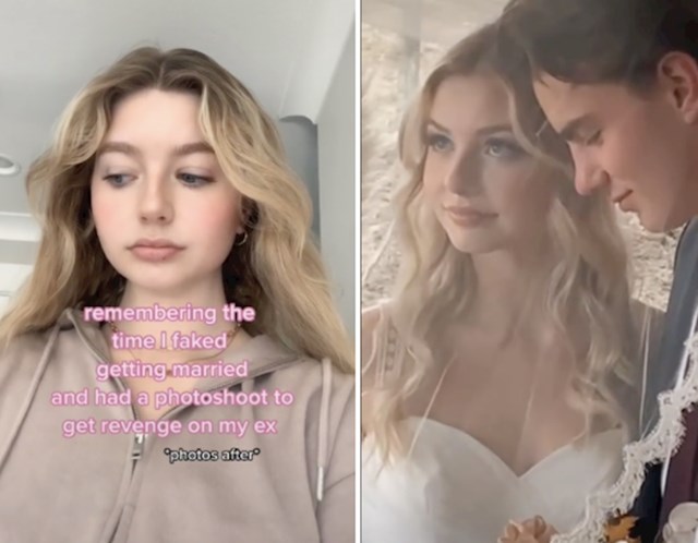 Organizirala sam lažno vjenčanje i objavila fotke na Instagramu da bivši bude ljubmoran