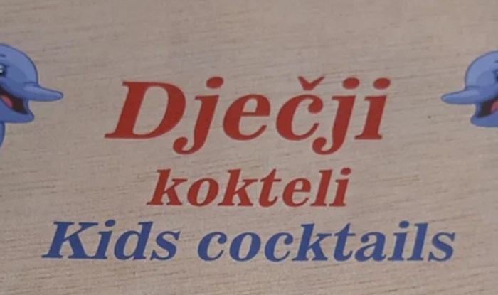 Kafić iz Dalmacije osmislio je "dječje koktele". Ali nije im pala na pamet ključna stvar