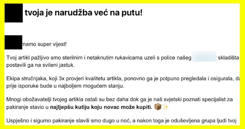 Poznati webshop je počeo slati jako zanimljive poruke korisnicima. Jednima su super, drugima očaj
