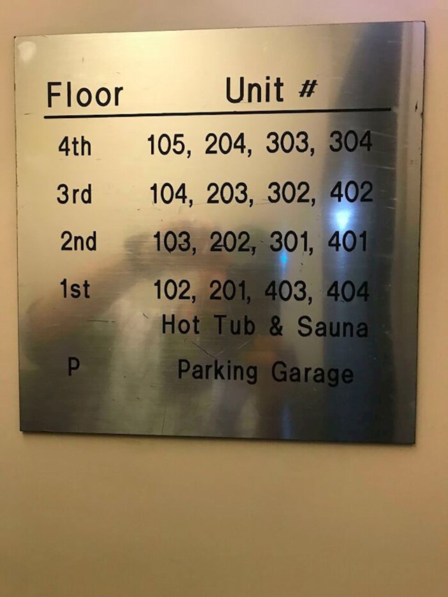 Odsjela sam u sobi 204, na četvrtom katu, tko bi se snašao?