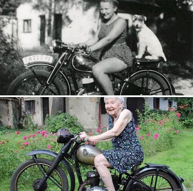 Moja baka prije 71 godinu i danas
