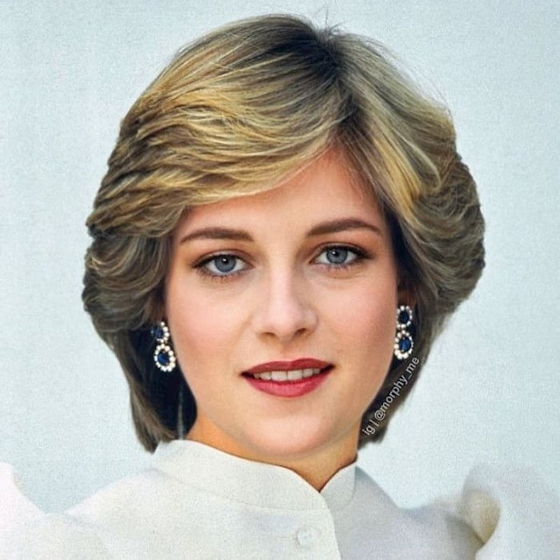 Lady Diana + Kristen Stewart