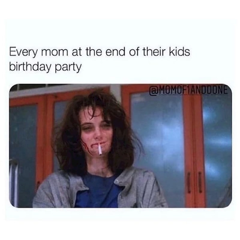 Svaka mama na kraju rođendana svog djeteta