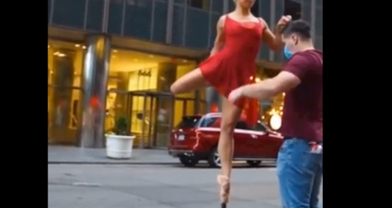 Ostat ćete u nevjerici kad vidite na čemu stoji ova balerina