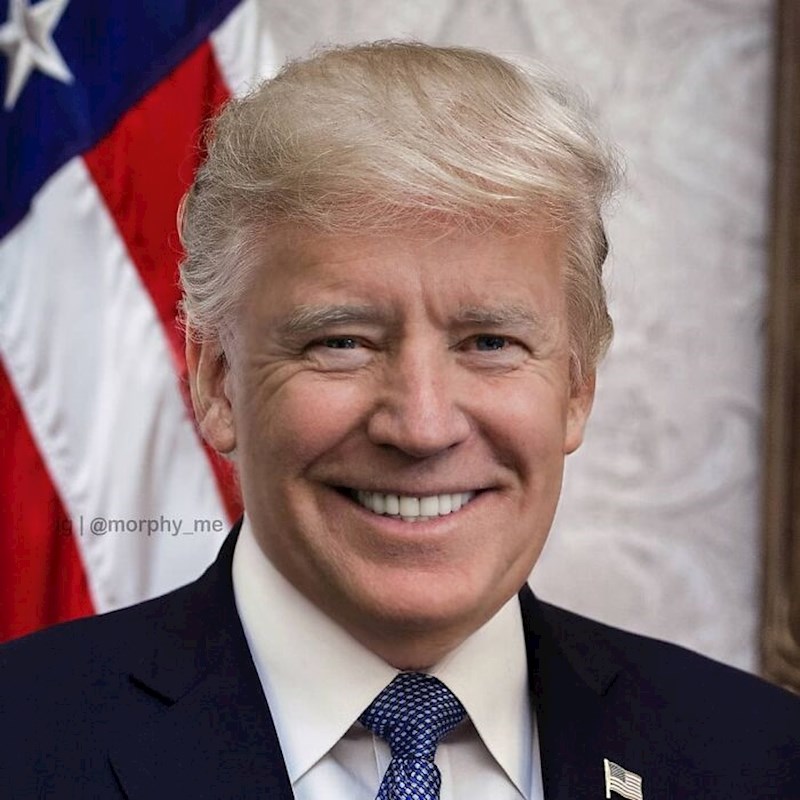 Donald Trump + Joe Biden