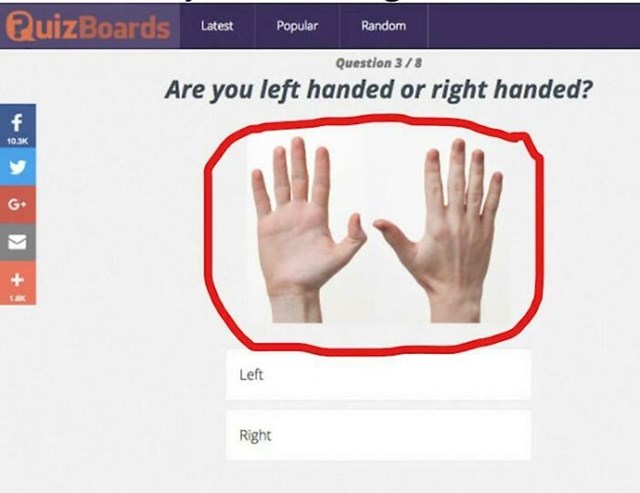 Obe ruke su zapravo desne