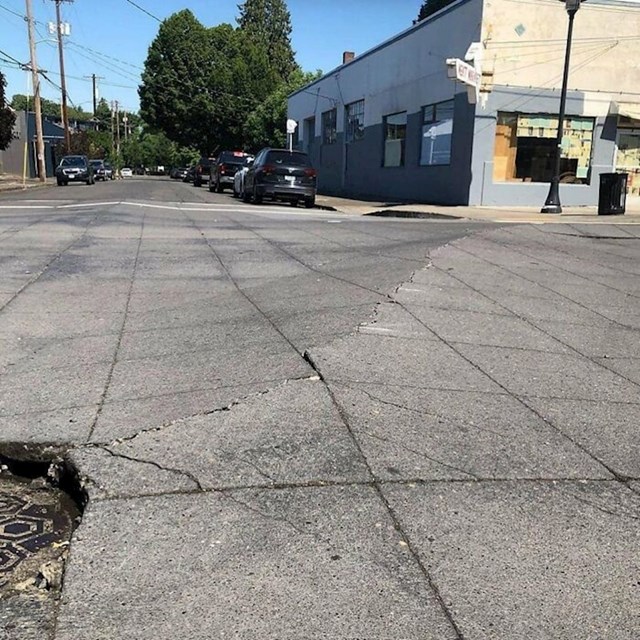 U Portlandu je uništena čitava ulica