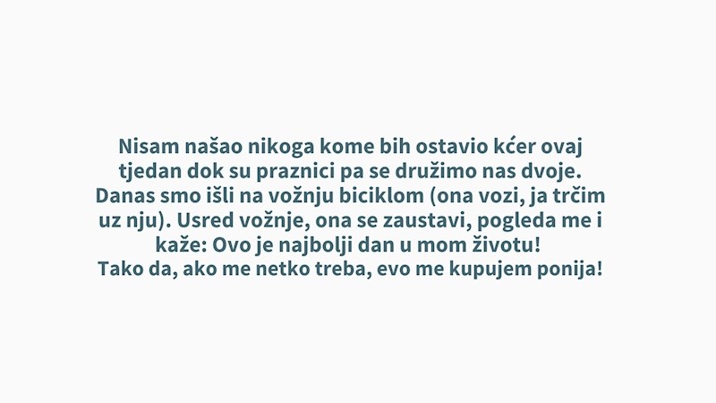 Djeca nas trebaju više nego što mislimo.