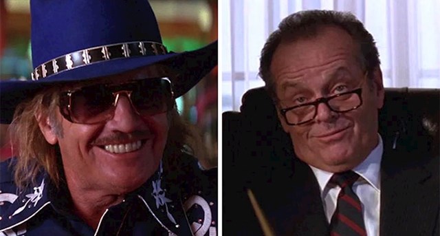 Jack Nicholson kao Art Land i James Dale u Mars Attacks! (1996)