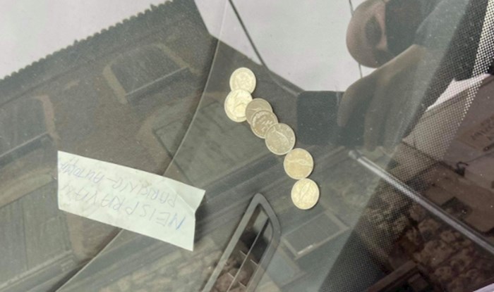 Splićanin ostavio poruku da aparat ne radi i novac za parking, pogledajte što ga je dočekalo
