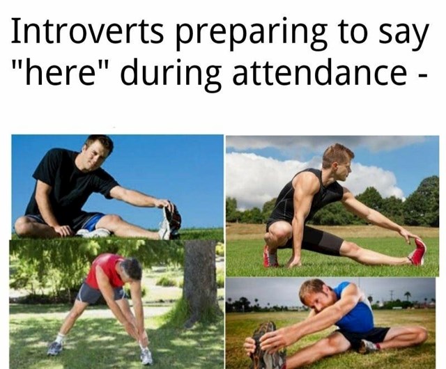 Introverti dok se spremaju reći "Prisutan" kad učiteljica proziva