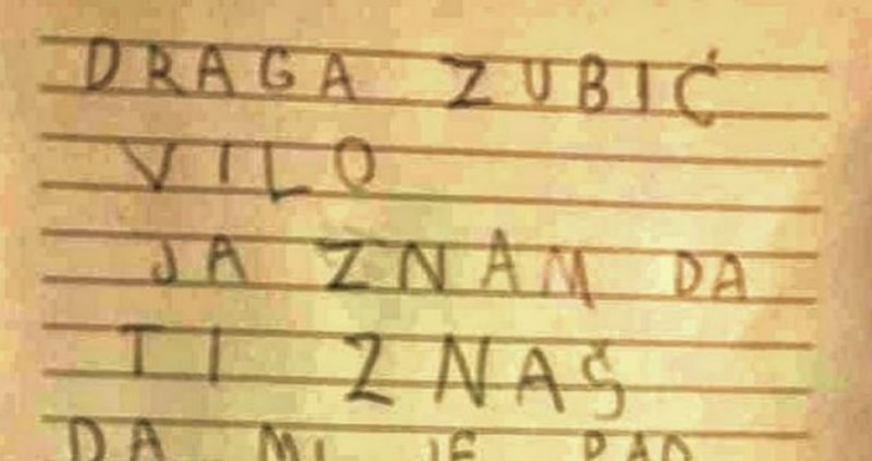 Mali Jakov je imao nezgodu sa zubom pa je zubić vili napisao pismo opravdanja. Morate to vidjeti