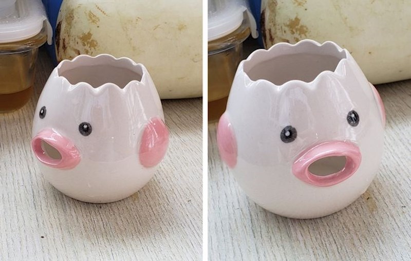 Kuhinjsko pomagalo koje odvajanja žumanjak od bjelanjka