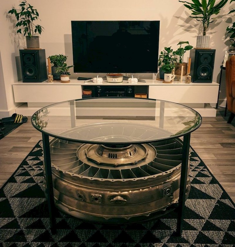 Kupili smo preko oglasnika ovaj dio mlažnjaka i savršeno pristaje u naš stolić iz Ikee.