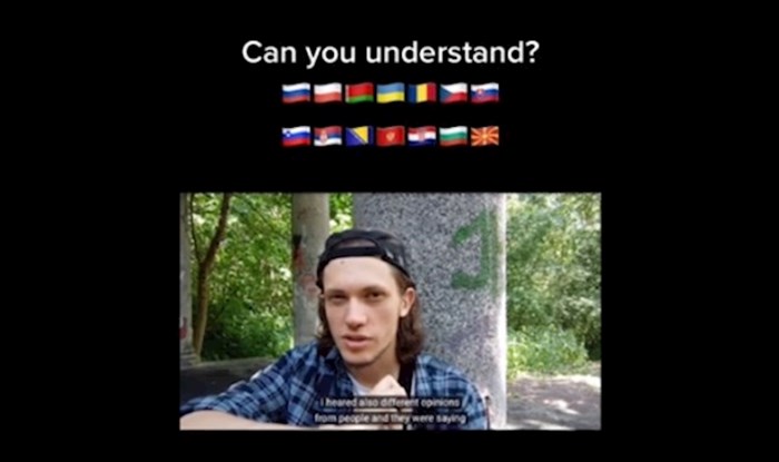Nevjerojatan tip! Priča jezikom kojeg istovremeno razumiju Hrvati, Česi, Poljaci, Rusi...