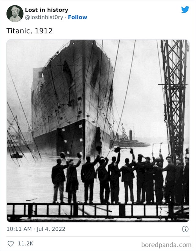 Titanic, 1912.
