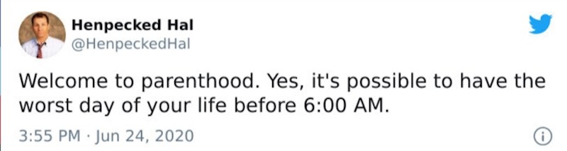 Dobrodošli u roditeljstvo! Da, uistinu je  moguće imati najgori dan u životu prije 6 ujutro.