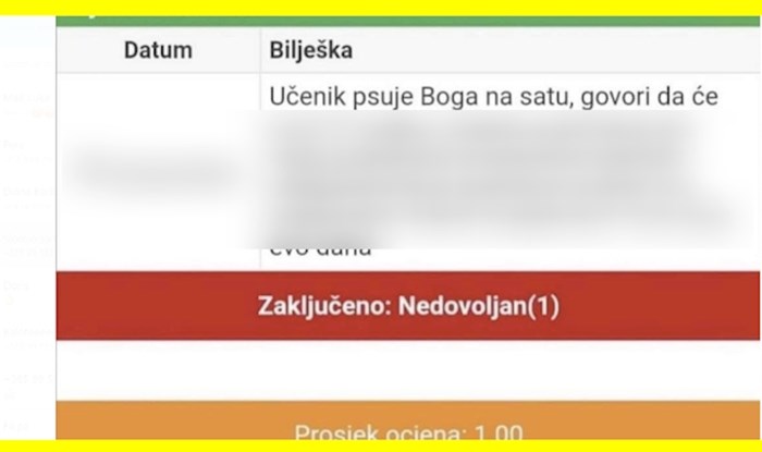 Facebookom se širi nevjerojatna bilješka nastavnika: Ljudi su u šoku što je sve učenik izveo