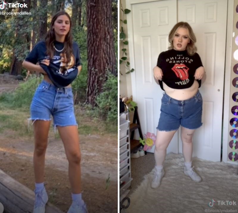 Samo sam željela ukazati na dvostruke standarde. Ono što je za neke kul, na debeloj osobi je degutantno